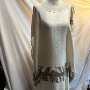 Girls on swim cover up super cute and comfy!